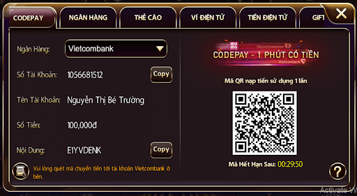 Xử lý khi gặp sự cố rút tiền